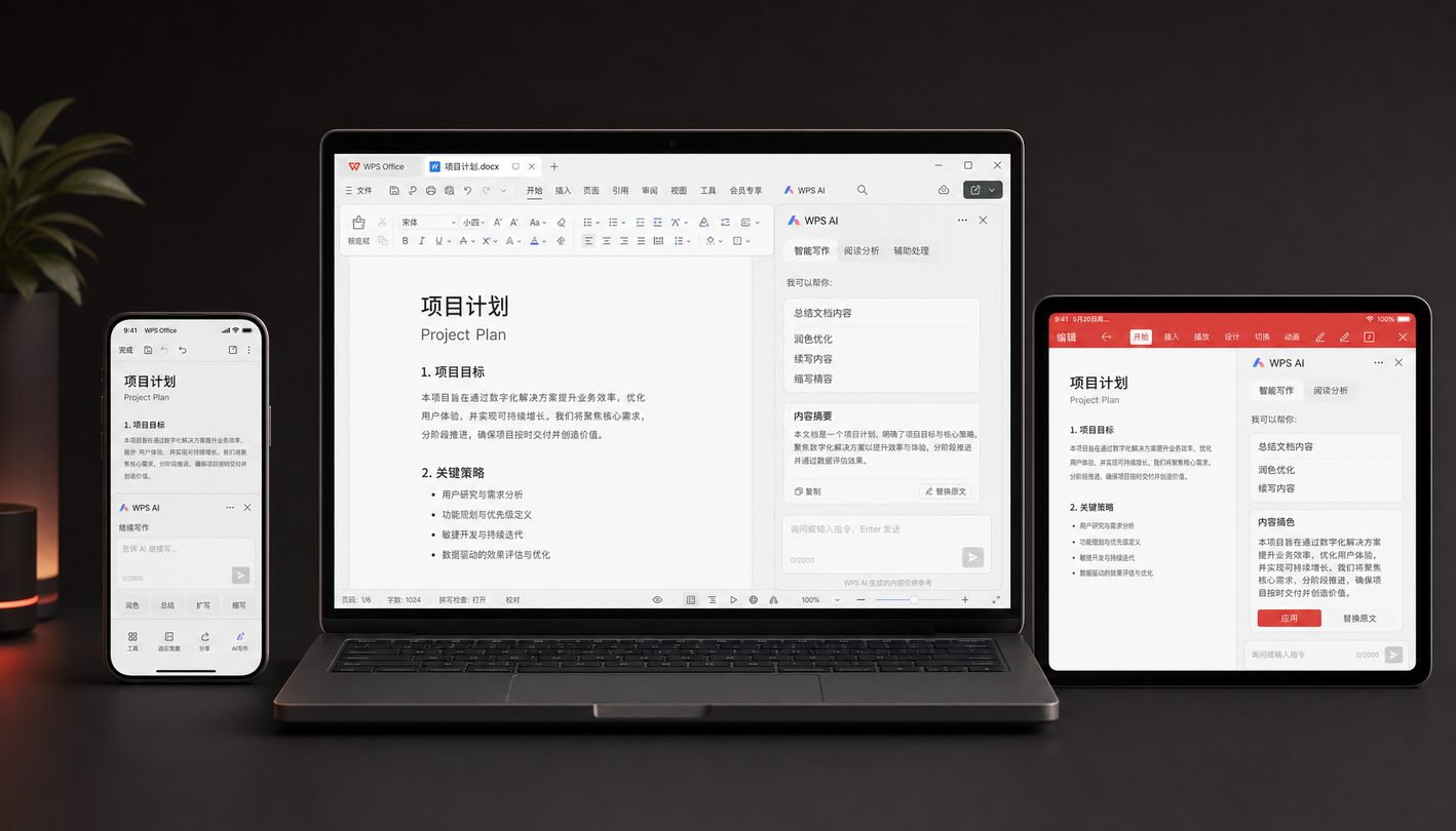 WPS Office Mac版多端协作展示